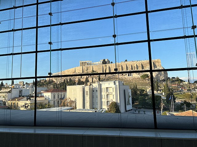 Acropolis Museum in Athens with Acropolis View