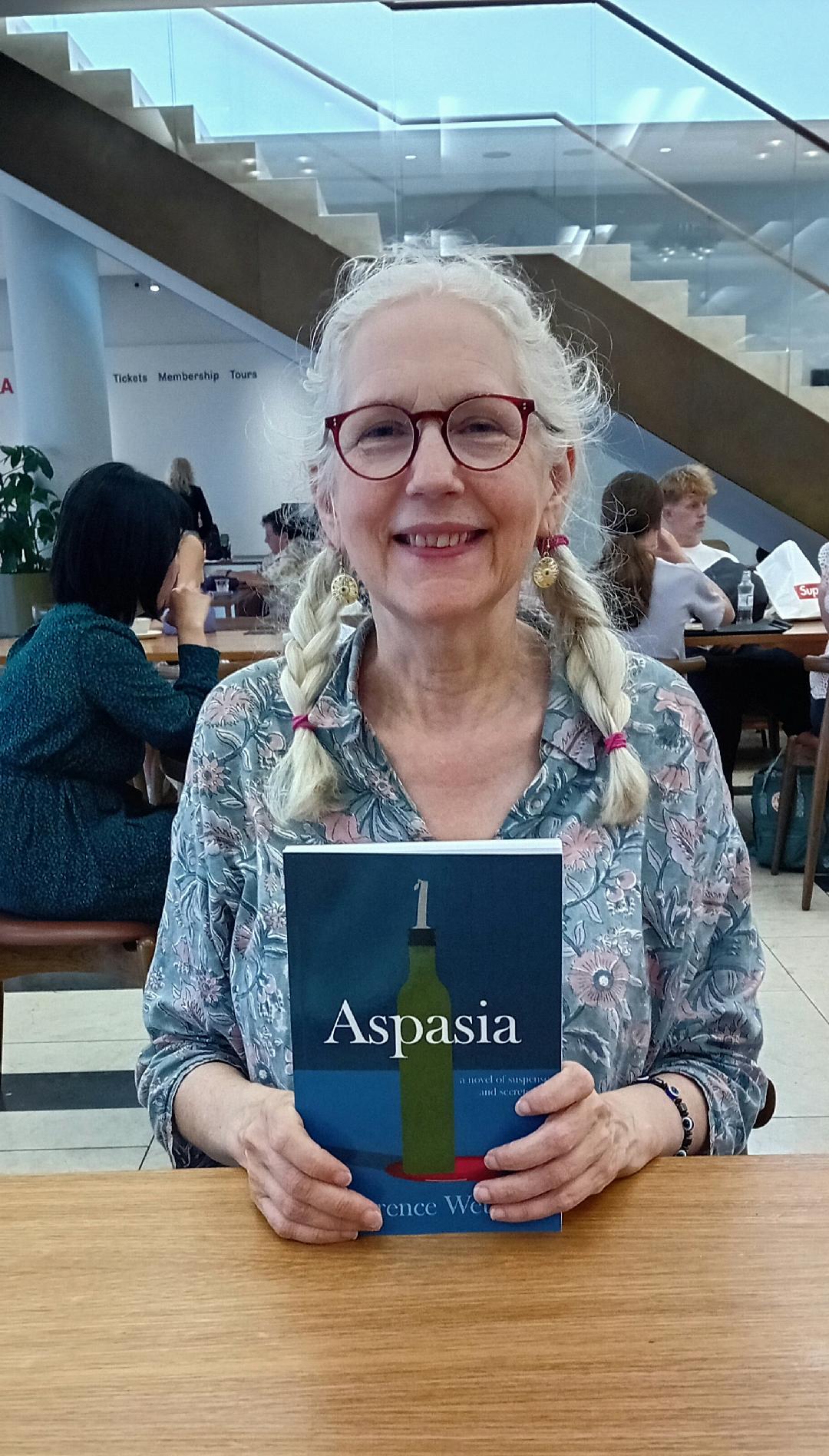 Me holding Aspasia