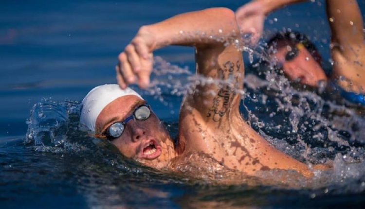 Spyros Gianniotis & The Elite Athletes Of Open Water Swimming In Santorini Experience 2016
