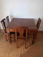 1 Table &amp; 4 Chairs For Sale