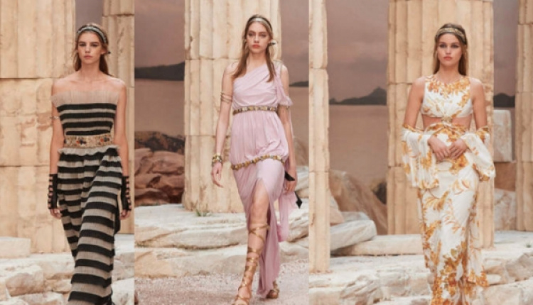Karl Lagerfeld Brings Ancient Greece To Paris For 2018 Chanel Cruise Collection