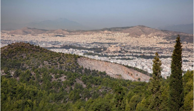 Hiking Mount Ymittos In Athens