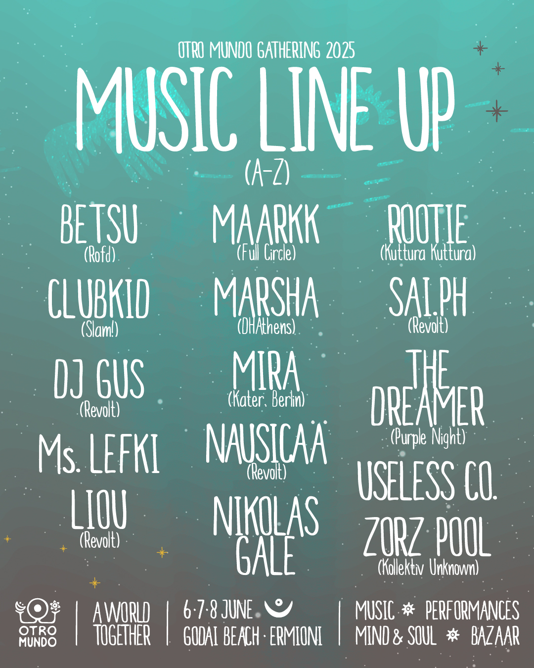 OM G25 Music Line Up Mira Update 04