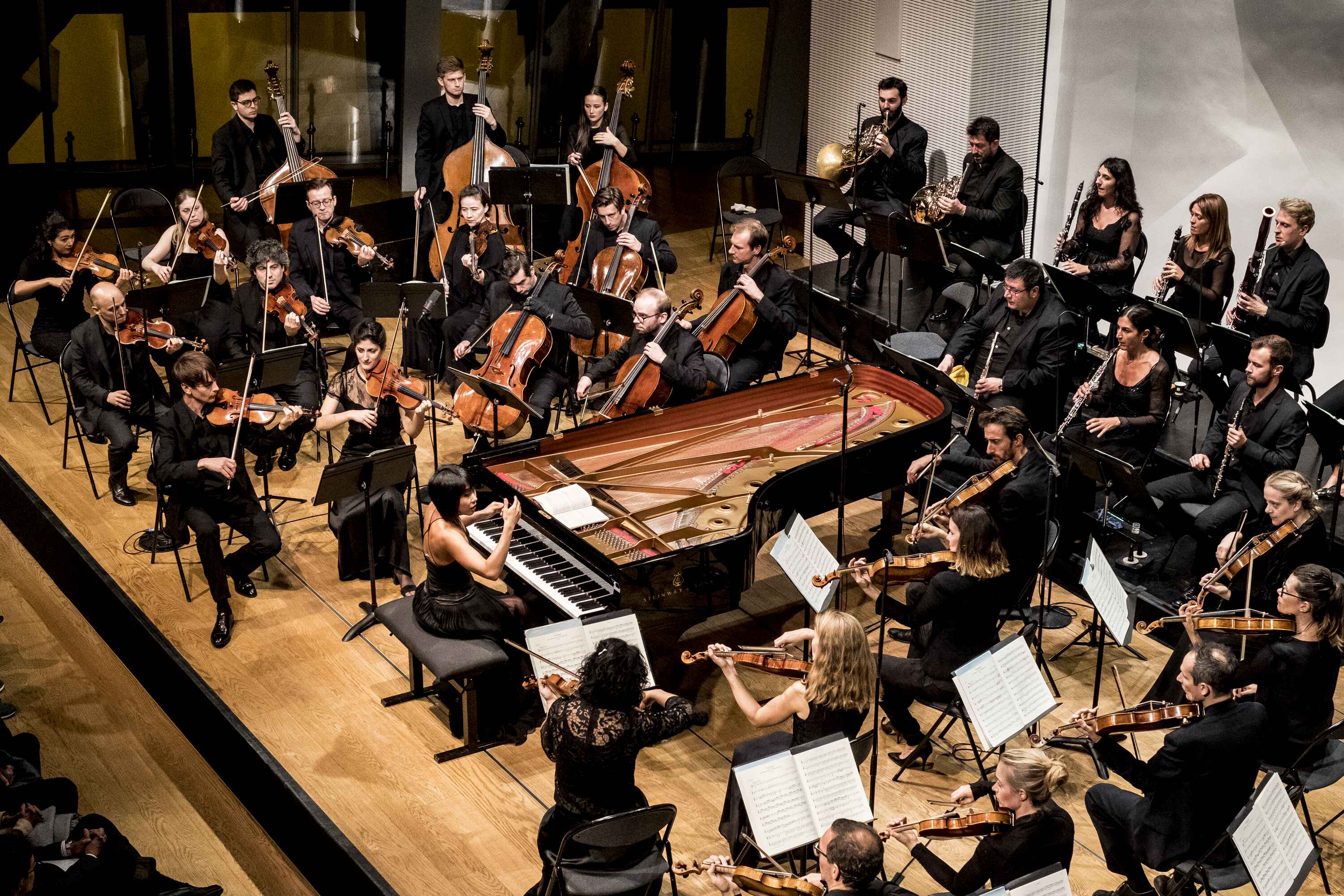 yuja wang with the mco at the fondation louis vuitton 2017 2 2