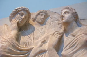 A Greek sculpture from the fourth century B.C. Photo by Tilemahos Efthimiadis / Flickr.