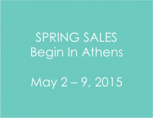 Spring Sales In Athens: May 2 - 9
