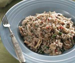 Greek Mushroom Pilafi