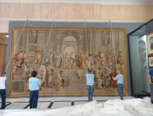 Famous Tapestry Adorns The Greek Parliament
