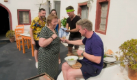 Gordon, Gino & Fred Go Greek: Yiayia's Hilarious Reaction To Gordon Ramsay's Food