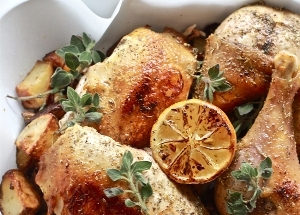 Greek Chicken With Lemon And Oregano
