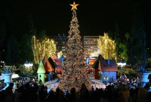 Athens Christmas Lights Switch On | Tuesday November 24