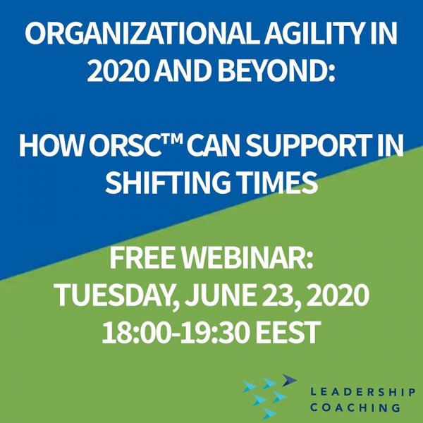 Webinar: Organizational Agility In 2020 & Beyond