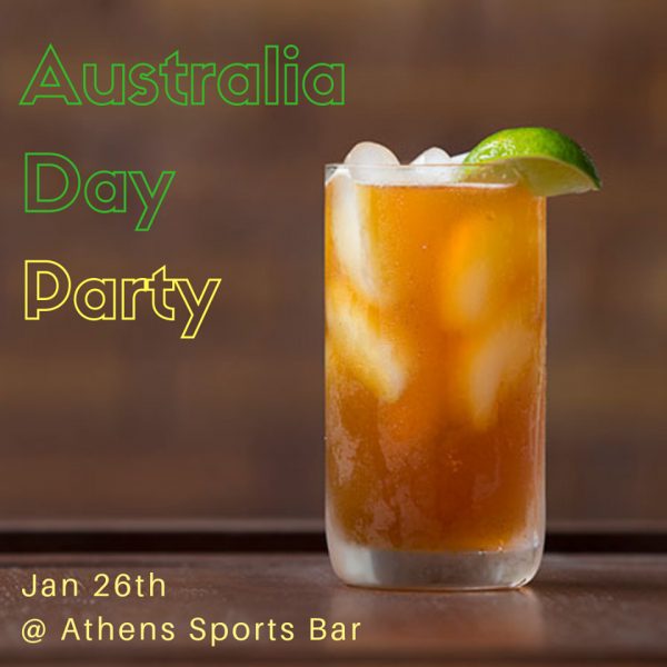 Australian Day Party At Athens Sports Bar
