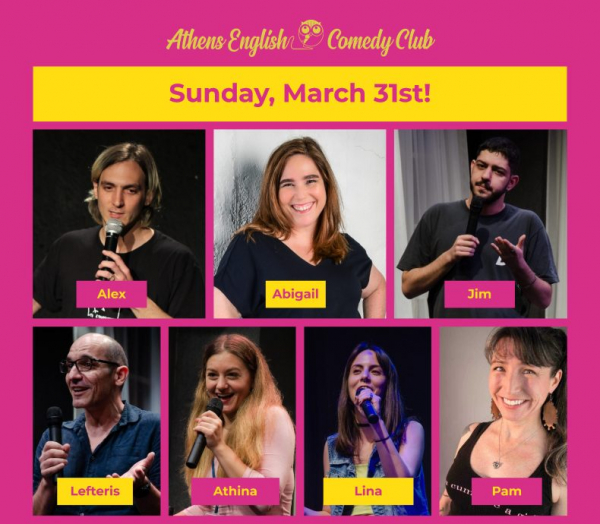 Athens English Comedy Club - Upcoming Shows