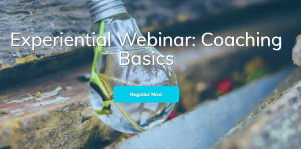 Experiential Webinar: The Coach approach