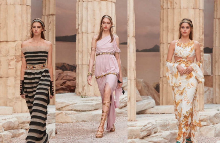 Karl Lagerfeld Brings Ancient Greece To Paris For 2018 Chanel Cruise  Collection 