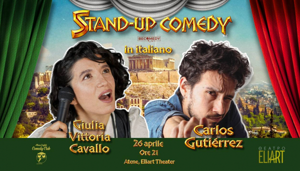 Stand-Up Comedy In ITALIAN, For The First Time In Greece!