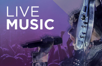 Live Rock Music At Hard Rock Cafe