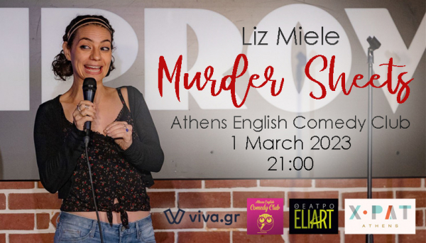 Athens English Comedy Club - Liz Miele - Murder Sheets