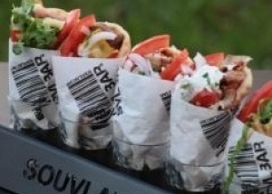 Souvlaki Bar In Monastiraki- Trendy Greek Gyros