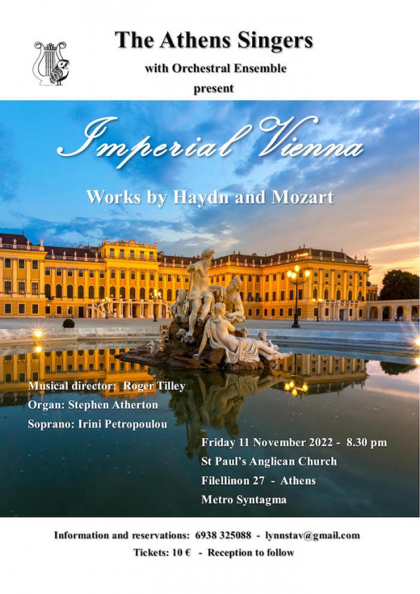 Athens Singers Imperial Vienna Concert
