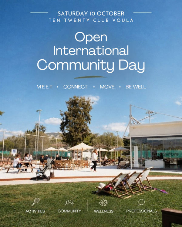 Open International Community Day At Ten Twenty Club Voula