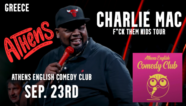 Athens English Comedy Club x Charlie Mac