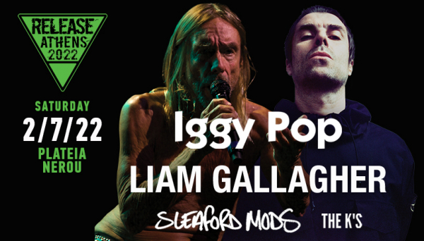 Iggy Pop & Liam Gallagher Live In Athens