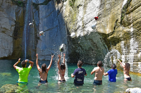 Canyoning Manikia In Central Evia