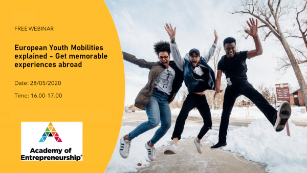 WEBINAR: European Youth Mobilities Explained – Get Memorable Experiences Abroad