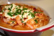Prawns (Garides) Saganaki