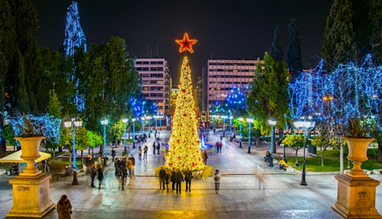 Athens Welcomes Christmas With Tree Lighting on December 1