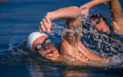 Spyros Gianniotis &amp; The Elite Athletes Of Open Water Swimming In Santorini Experience 2016