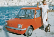 The Electric Car Of Syros Island