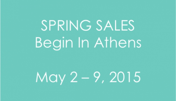 Spring Sales In Athens: May 2 - 9