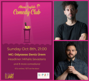 Athens English Comedy Club - Sunday, October 8th
