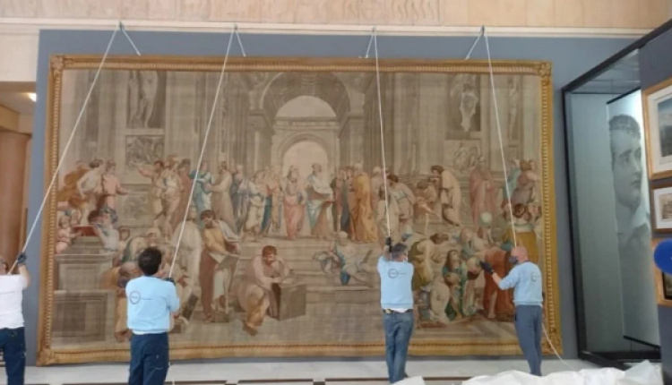 Famous Tapestry Adorns The Greek Parliament