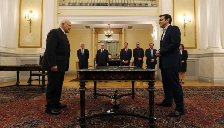 Tsipras Sworn In As PM