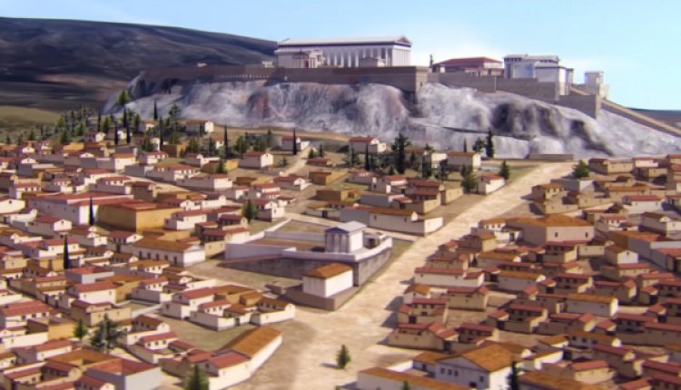 A 3D Flythrough Tour Of Classical Athens