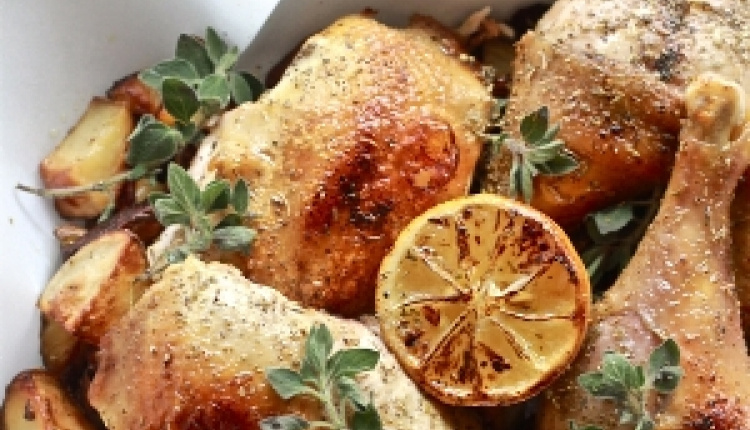 Greek Chicken With Lemon And Oregano