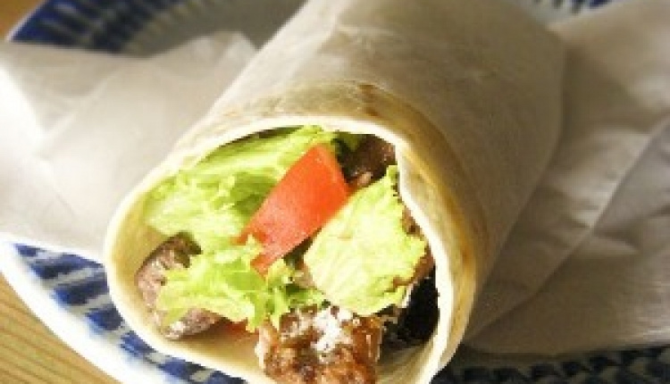 Home Made Souvlaki And Greek Pinot Noir