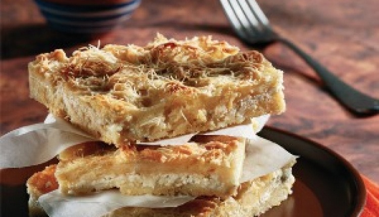 Cheese Pie Soufflé With Shredded Filo Pastry