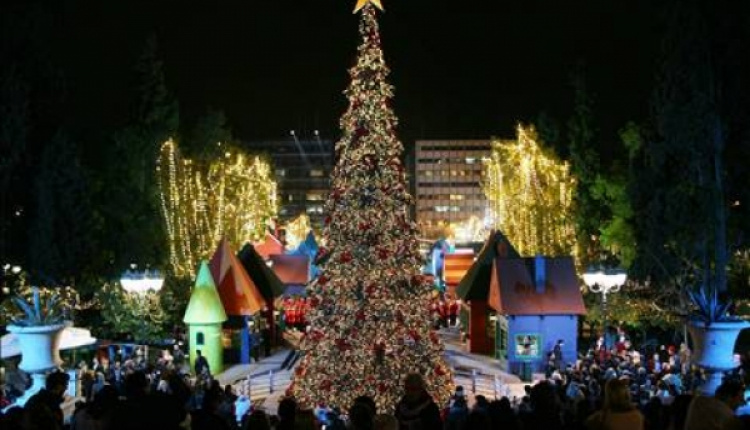 Athens Christmas Lights Switch On | Tuesday November 24