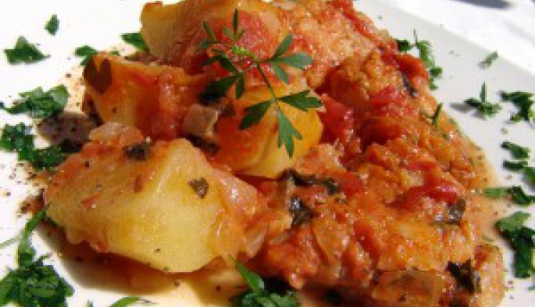 Cod In Tomato Sauce With Potatoes