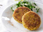 Saffron-Leek Pilafi Fritters