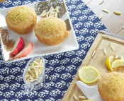 Greek Almond Torte - Almond Muffins From Sifnos