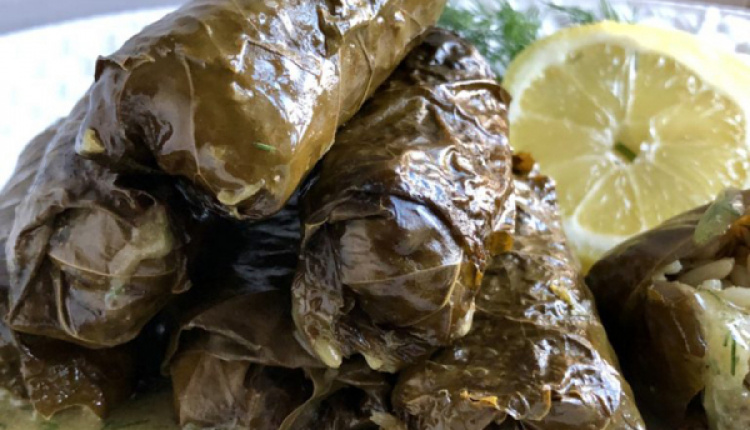 Dolmades-Stuffed Vine Leaves