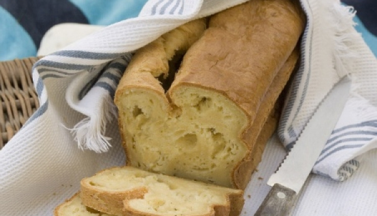 Savoury Cake With Kasseri Cheese And Herbs