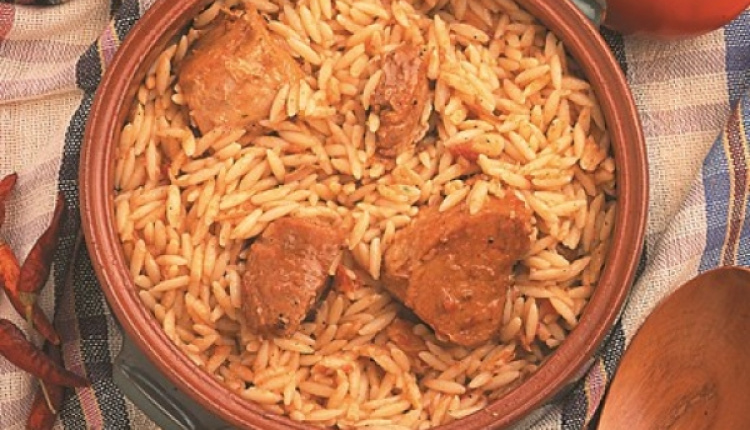 Chicken With Orzo - Kotopoulo Yiouvetsi