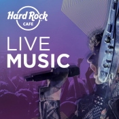 Live Rock Band At Hard Rock Cafe